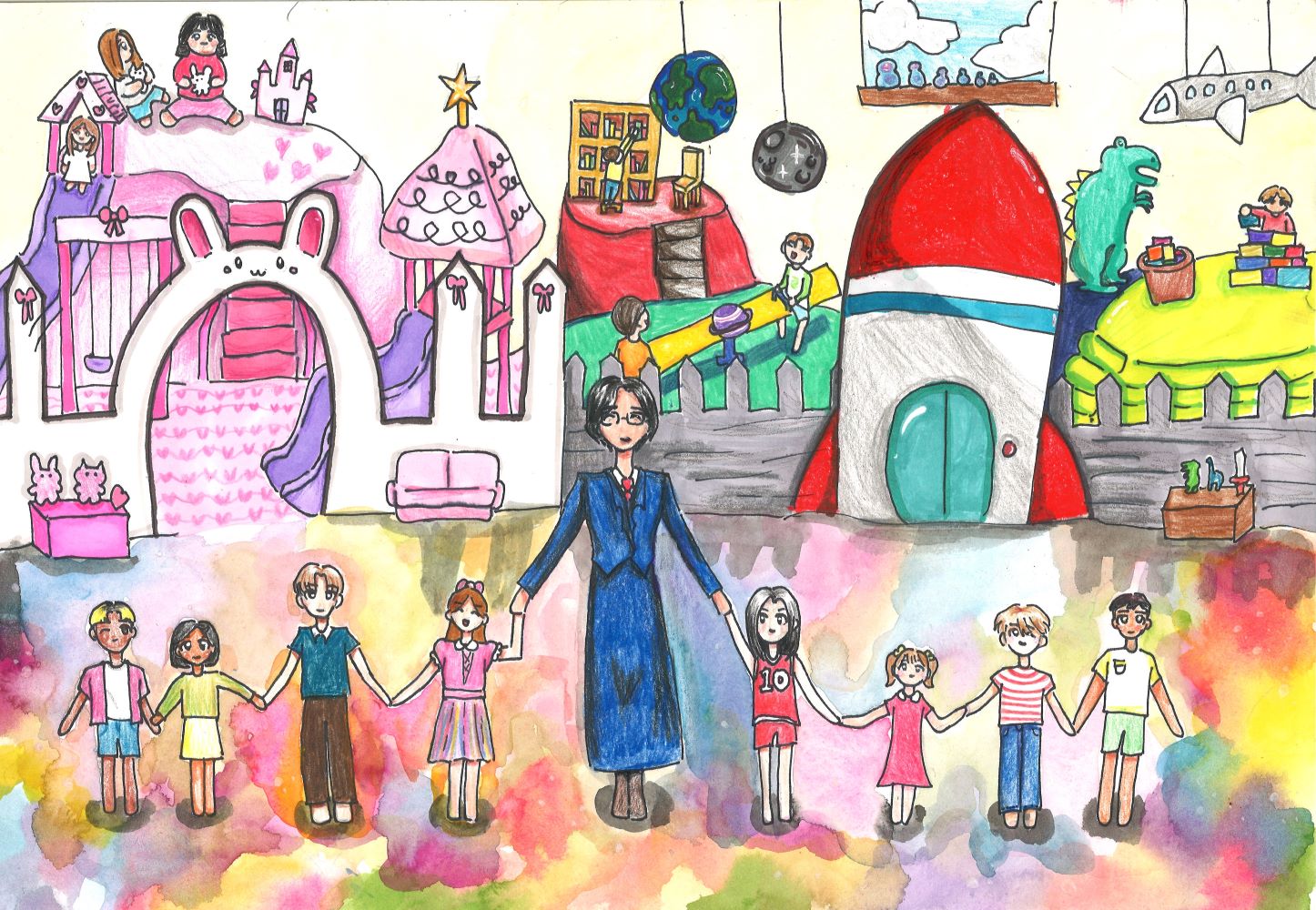 [그리기 고학년 부문_장려] 아이들과 함께 만들어가는 은평구 이미지