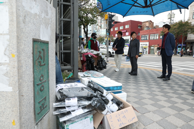 불합리한 도로구조 개선사업 사업구간 현장방문 이미지
