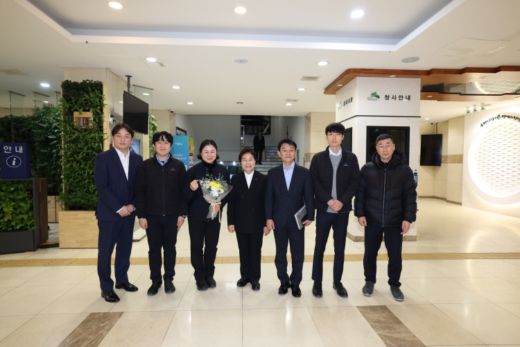 2023년 은평구청 종무식 부서순회 격려 방문 이미지