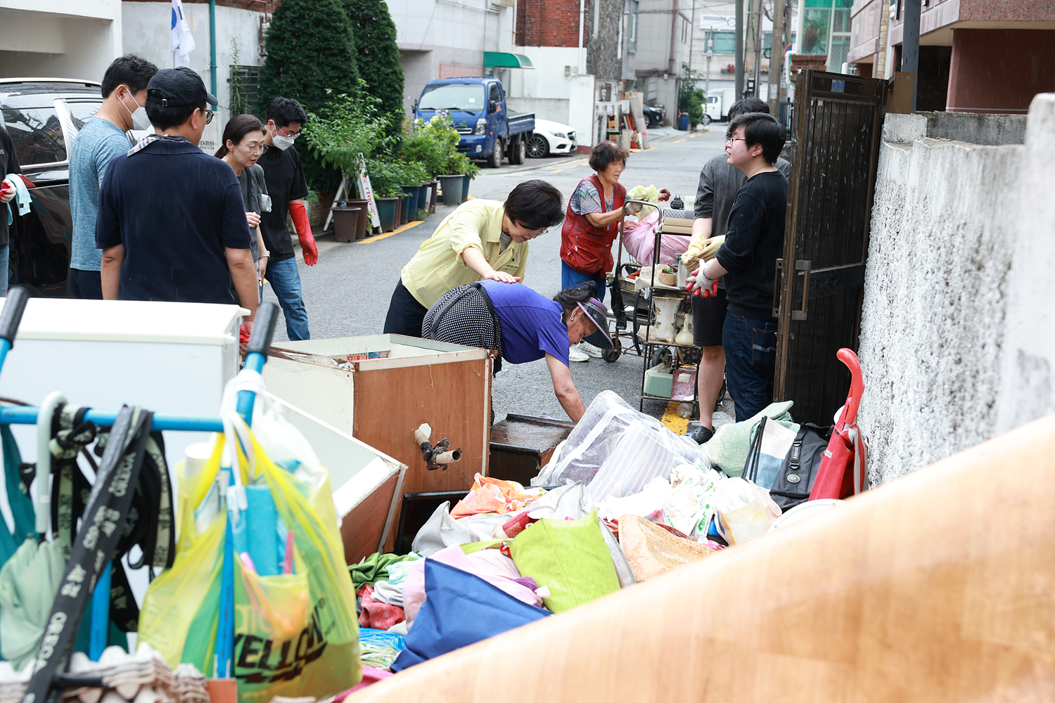 은평구 813 집중호우 피해지역 복구 이미지